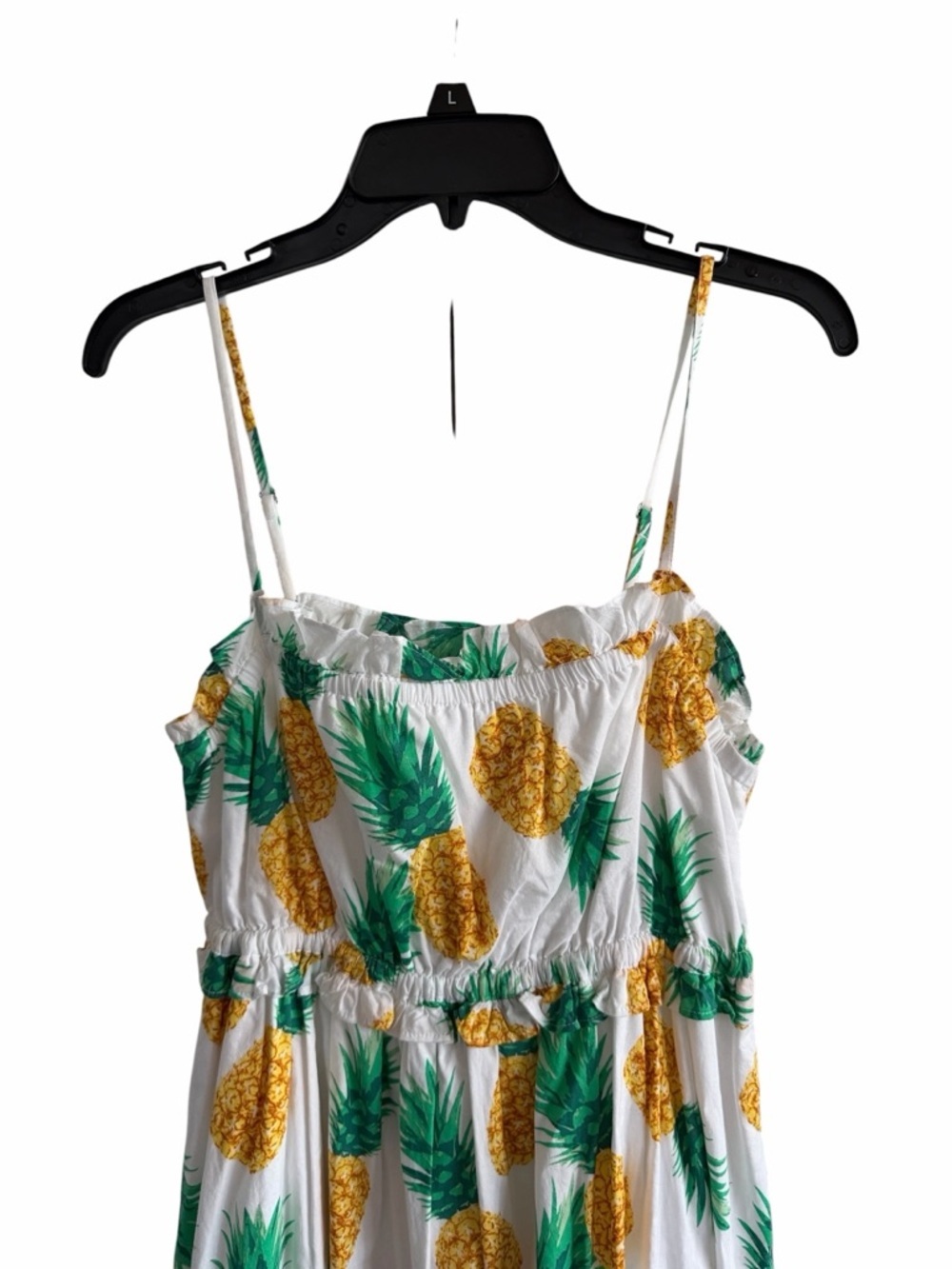 J. Crew Pineapple Strappy ruffle maxi dress 4 - Picture 6 of 11